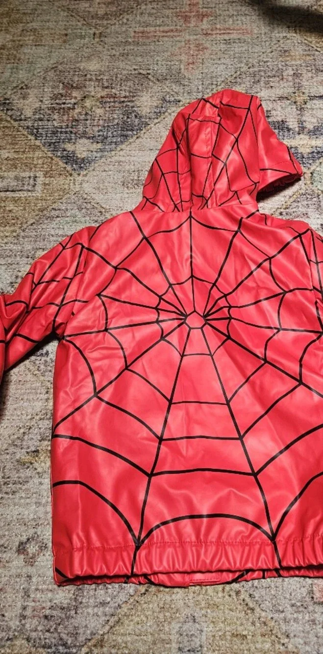 Kids Spiderman Rain Jacket 3T